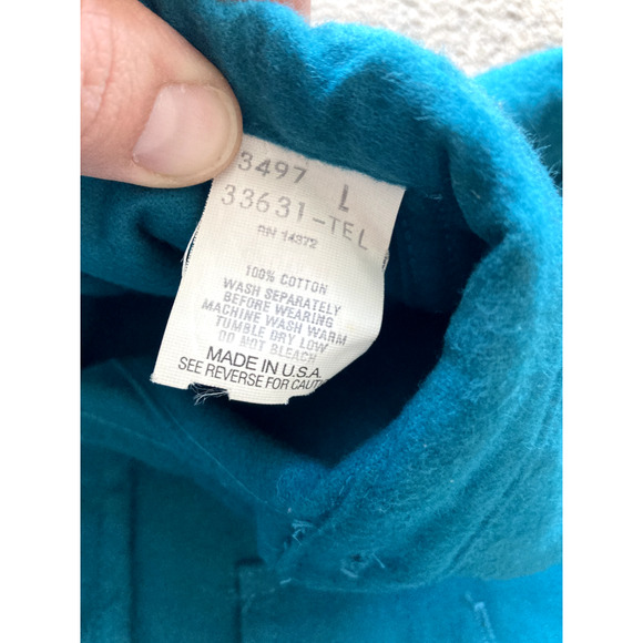 North Crest Vintage Green Flannel Large - Picture 6 of 8